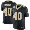 Robert Massey #40 Saints Authentic Black Jersey