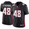 Falcons #48 Dorian Etheridge Football Jersey -Black