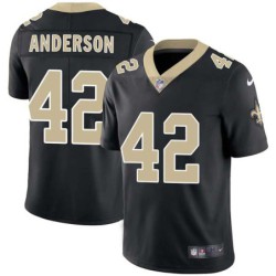 James Anderson #42 Saints Authentic Black Jersey