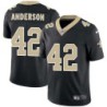 James Anderson #42 Saints Authentic Black Jersey