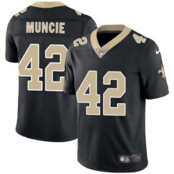 Chuck Muncie #42 Saints Authentic Black Jersey