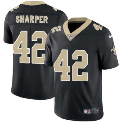 Darren Sharper #42 Saints Authentic Black Jersey