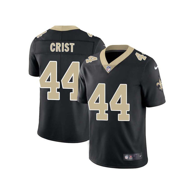 Chuck Crist #44 Saints Authentic Black Jersey