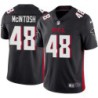 Falcons #48 Joe McIntosh Football Jersey -Black