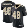 Andy Livingston #48 Saints Authentic Black Jersey