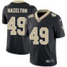 Major Hazelton #49 Saints Authentic Black Jersey