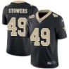 Tommie Stowers #49 Saints Authentic Black Jersey