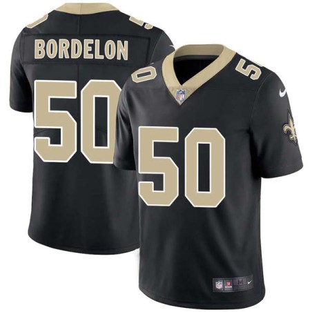 Ken Bordelon #50 Saints Authentic Black Jersey