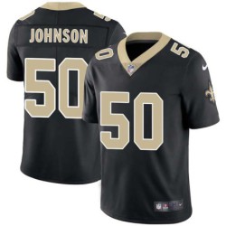 John Johnson #50 Saints Authentic Black Jersey