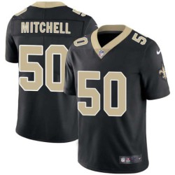 Marvin Mitchell #50 Saints Authentic Black Jersey