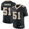 Derrick Barnes #51 Saints Authentic Black Jersey