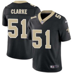 Phil Clarke #51 Saints Authentic Black Jersey