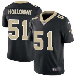 Stan Holloway #51 Saints Authentic Black Jersey