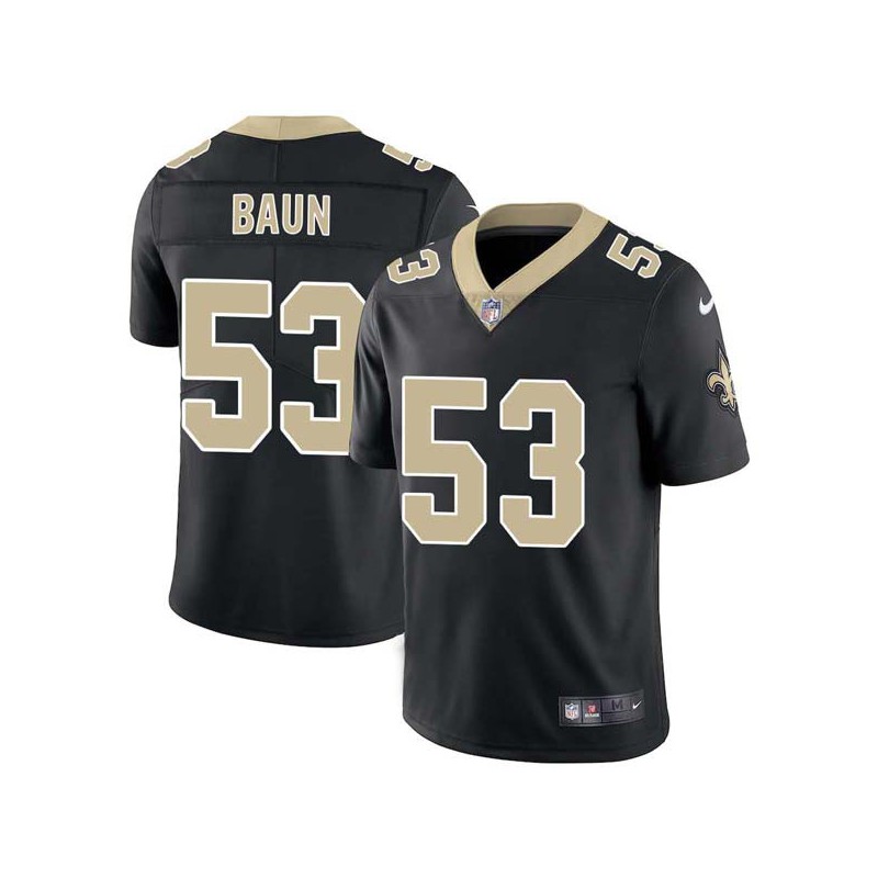 Zack Baun #53 Saints Authentic Black Jersey