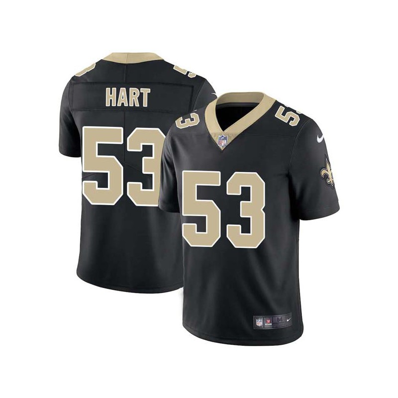 Tommy Hart #53 Saints Authentic Black Jersey