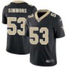 Dave Simmons #53 Saints Authentic Black Jersey