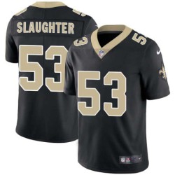 T.J. Slaughter #53 Saints Authentic Black Jersey