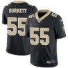 Jackie Burkett #55 Saints Authentic Black Jersey