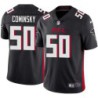 Falcons #50 John Cominsky Football Jersey -Black