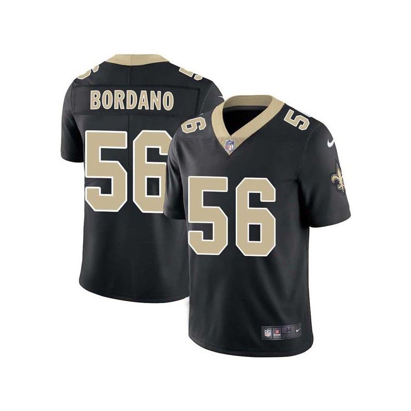 Chris Bordano #56 Saints Authentic Black Jersey