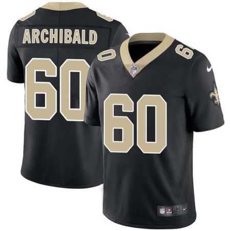 Ben Archibald #60 Saints Authentic Black Jersey