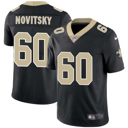 Craig Novitsky #60 Saints Authentic Black Jersey