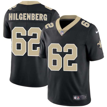 Jay Hilgenberg #62 Saints Authentic Black Jersey