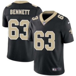 Barry Bennett #63 Saints Authentic Black Jersey