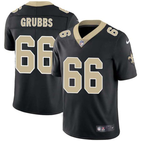 Ben Grubbs #66 Saints Authentic Black Jersey