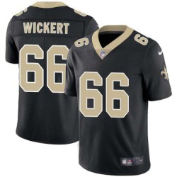 Tom Wickert #66 Saints Authentic Black Jersey