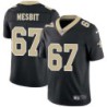 Jamar Nesbit #67 Saints Authentic Black Jersey