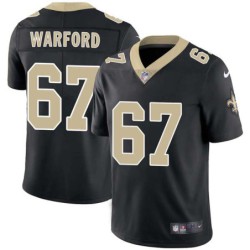 Larry Warford #67 Saints Authentic Black Jersey