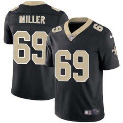 Les Miller #69 Saints Authentic Black Jersey