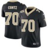 Bill Contz #70 Saints Authentic Black Jersey