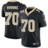 Jim Rourke #70 Saints Authentic Black Jersey