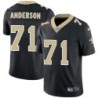 Dick Anderson #71 Saints Authentic Black Jersey