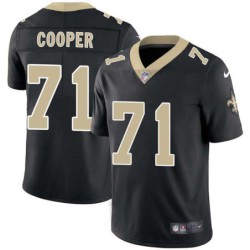 Richard Cooper #71 Saints Authentic Black Jersey