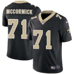 Dave McCormick #71 Saints Authentic Black Jersey