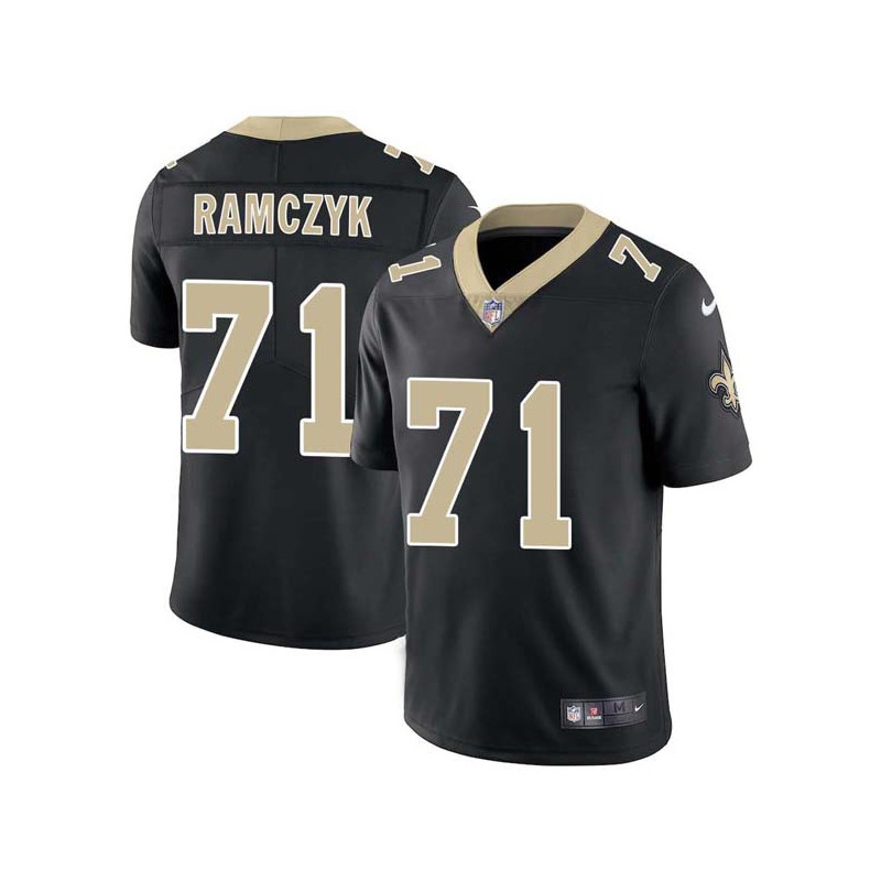 Ryan Ramczyk #71 Saints Authentic Black Jersey