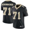 Kurt Schumacher #71 Saints Authentic Black Jersey