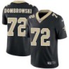 Jim Dombrowski #72 Saints Authentic Black Jersey