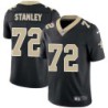 Montavious Stanley #72 Saints Authentic Black Jersey