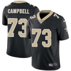 Joe Campbell #73 Saints Authentic Black Jersey