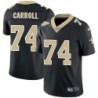 Herman Carroll #74 Saints Authentic Black Jersey