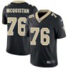 Pat McQuistan #76 Saints Authentic Black Jersey