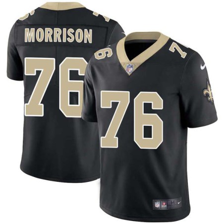 Don Morrison #76 Saints Authentic Black Jersey