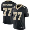 Gary Anderson #77 Saints Authentic Black Jersey