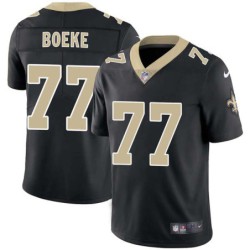 Jim Boeke #77 Saints Authentic Black Jersey