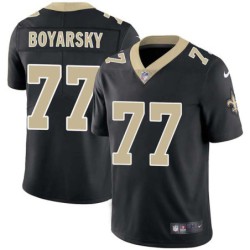 Jerry Boyarsky #77 Saints Authentic Black Jersey