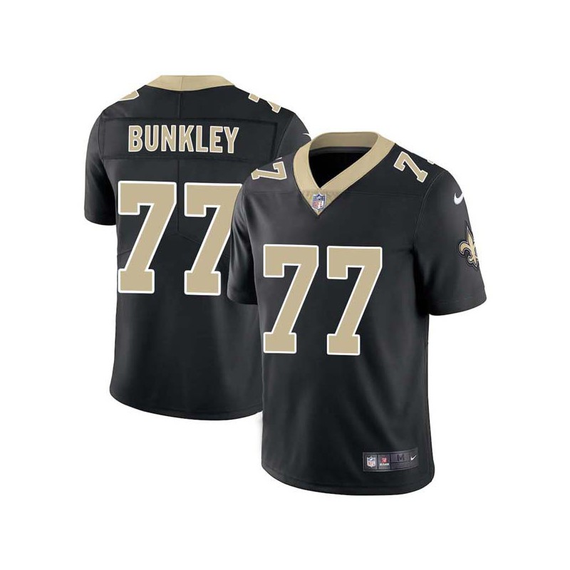 Brodrick Bunkley #77 Saints Authentic Black Jersey